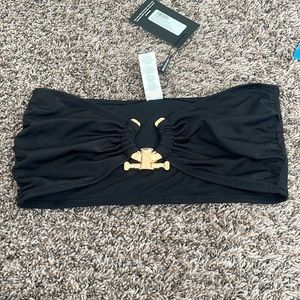 Black bikini top